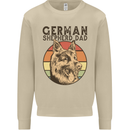 A German Shepherd Dog Dad Mens Sweatshirt Jumper Sand
