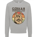 A German Shepherd Dog Dad Mens Sweatshirt Jumper Sports Grey