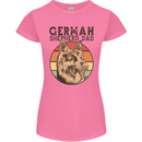 A German Shepherd Dog Dad Womens Petite Cut T-Shirt Azalea