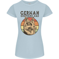 A German Shepherd Dog Dad Womens Petite Cut T-Shirt Light Blue
