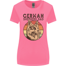 A German Shepherd Dog Dad Womens Wider Cut T-Shirt Azalea