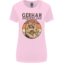 A German Shepherd Dog Dad Womens Wider Cut T-Shirt Light Pink