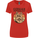 A German Shepherd Dog Dad Womens Wider Cut T-Shirt Red