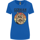 A German Shepherd Dog Dad Womens Wider Cut T-Shirt Royal Blue