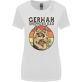 A German Shepherd Dog Dad Womens Wider Cut T-Shirt White