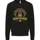 A German Shepherd Dog Kids Sweatshirt Jumper Black