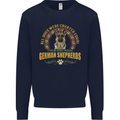 A German Shepherd Dog Kids Sweatshirt Jumper Navy Blue