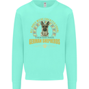 A German Shepherd Dog Kids Sweatshirt Jumper Peppermint