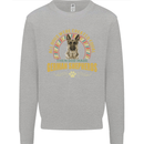 A German Shepherd Dog Kids Sweatshirt Jumper Sports Grey