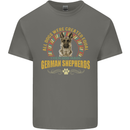 A German Shepherd Dog Kids T-Shirt Childrens Charcoal