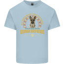 A German Shepherd Dog Kids T-Shirt Childrens Light Blue