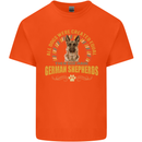 A German Shepherd Dog Kids T-Shirt Childrens Orange