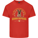 A German Shepherd Dog Kids T-Shirt Childrens Red