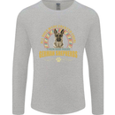 A German Shepherd Dog Mens Long Sleeve T-Shirt Sports Grey