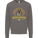 A German Shepherd Dog Mens Sweatshirt Jumper Charcoal