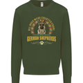 A German Shepherd Dog Mens Sweatshirt Jumper Forest Green