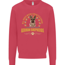 A German Shepherd Dog Mens Sweatshirt Jumper Heliconia