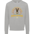 A German Shepherd Dog Mens Sweatshirt Jumper Sports Grey