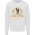 A German Shepherd Dog Mens Sweatshirt Jumper White