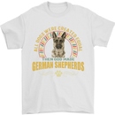 A German Shepherd Dog Mens T-Shirt 100% Cotton White