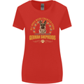 A German Shepherd Dog Womens Wider Cut T-Shirt Red