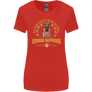 A German Shepherd Dog Womens Wider Cut T-Shirt Red