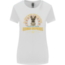 A German Shepherd Dog Womens Wider Cut T-Shirt White