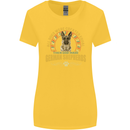 A German Shepherd Dog Womens Wider Cut T-Shirt Yellow