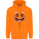 A GingerBread Man Childrens Kids Hoodie Orange