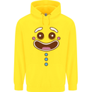 A GingerBread Man Childrens Kids Hoodie Yellow