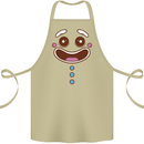 A GingerBread Man Cotton Apron 100% Organic Khaki