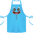A GingerBread Man Cotton Apron 100% Organic Turquoise