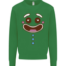 A GingerBread Man Kids Sweatshirt Jumper Irish Green