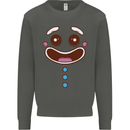 A GingerBread Man Kids Sweatshirt Jumper Storm Grey