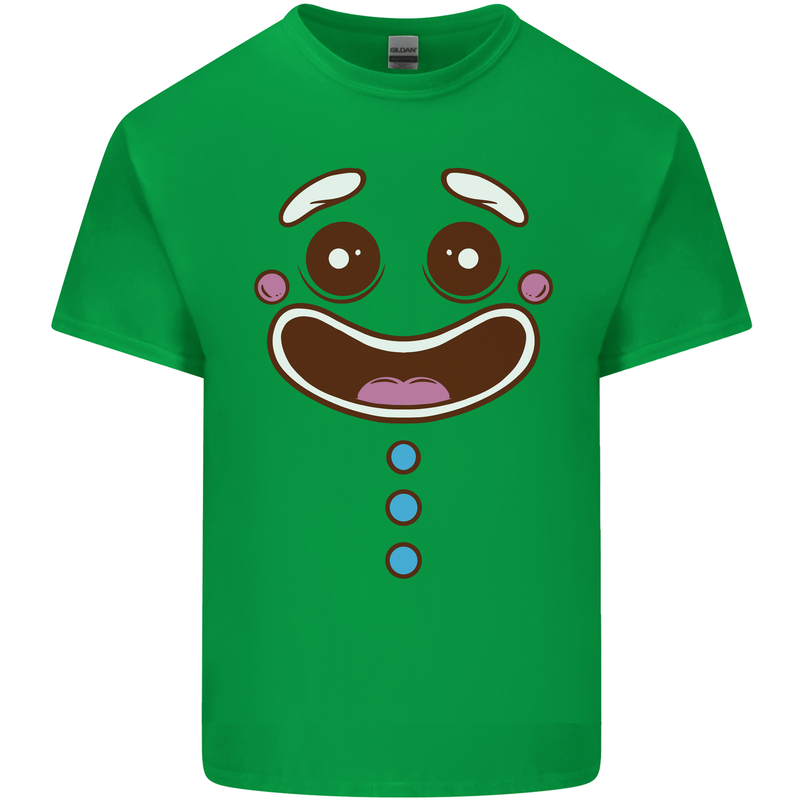 A GingerBread Man Kids T-Shirt Childrens Irish Green