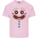 A GingerBread Man Kids T-Shirt Childrens Light Pink
