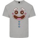 A GingerBread Man Kids T-Shirt Childrens Sports Grey