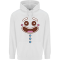 A GingerBread Man Mens 80% Cotton Hoodie White