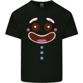 A GingerBread Man Mens Cotton T-Shirt Tee Top Black