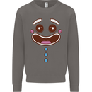 A GingerBread Man Mens Sweatshirt Jumper Charcoal
