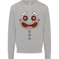 A GingerBread Man Mens Sweatshirt Jumper Sports Grey