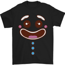 A GingerBread Man Mens T-Shirt 100% Cotton Black