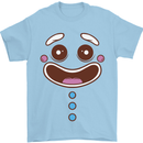 A GingerBread Man Mens T-Shirt 100% Cotton Light Blue
