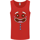 A GingerBread Man Mens Vest Tank Top Red