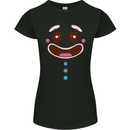 A GingerBread Man Womens Petite Cut T-Shirt Black