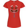A GingerBread Man Womens Petite Cut T-Shirt Red