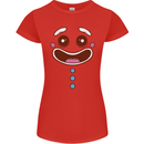 A GingerBread Man Womens Petite Cut T-Shirt Red