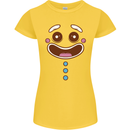 A GingerBread Man Womens Petite Cut T-Shirt Yellow