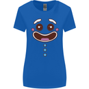 A GingerBread Man Womens Wider Cut T-Shirt Royal Blue