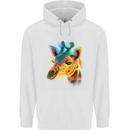 A Giraffe Watercolour Childrens Kids Hoodie White